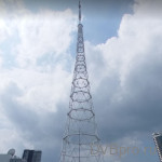 Покраска телебашни Перми
